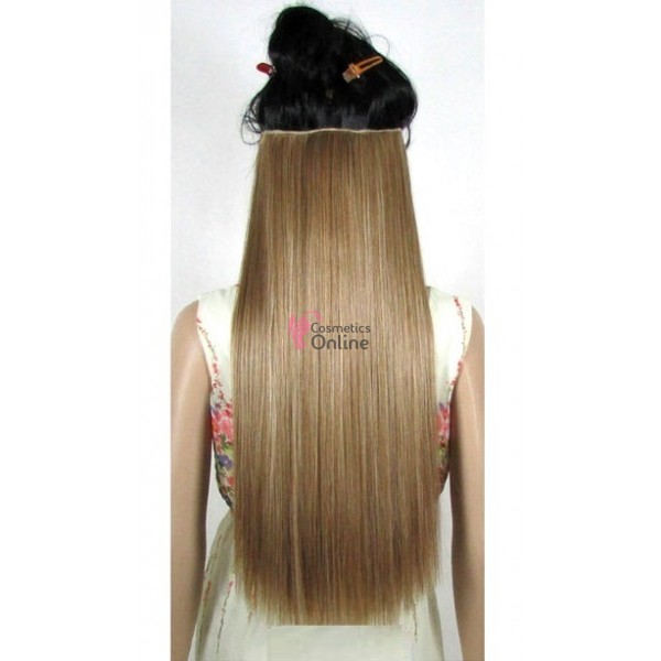 Extensie de par cu 5 Clips On delux dubla dreapta de 60 cm, Blond honey 93011011